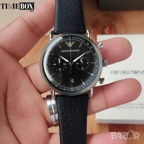 Emporio Armani AR11143 Aviator Chronograph. Нов мъжки часовник, снимка 3 - Мъжки - 38801039