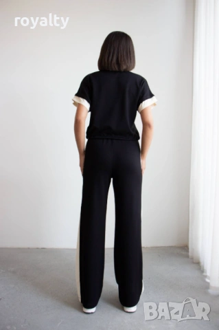 Нов Черен Дамски Комплект , снимка 2 - Спортни екипи - 53997709