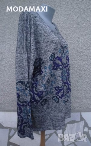 3XL/4XL Нова  блуза Indigo, снимка 4 - Блузи с дълъг ръкав и пуловери - 35053736