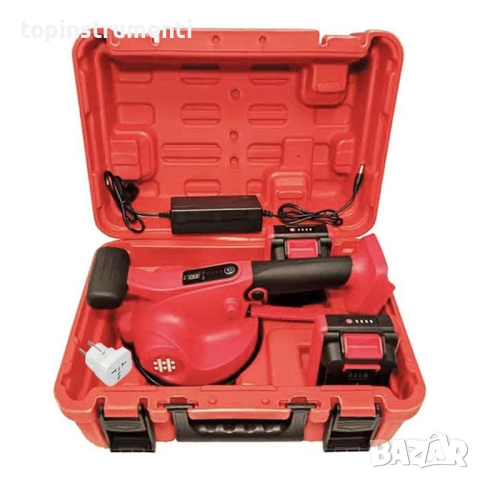 Виброчук акумулаторен за голямоформатни плочки, SHIJING 9392, 2x2Ah, 166 мм, до 120 кг, в куфар, снимка 4 - Други инструменти - 52563258