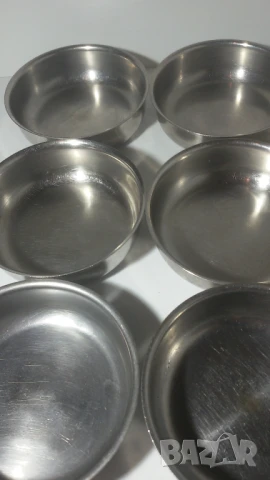 Лот 9 метални купи без дръжки, снимка 4 - Прибори за хранене, готвене и сервиране - 51276652