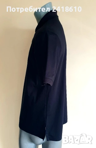 Hugo Boss Polston 11 Mercerised Pima Cotton Zip Mens Size L НОВО! ОРИГИНАЛ Мъжка Тениска!, снимка 4 - Тениски - 54190235