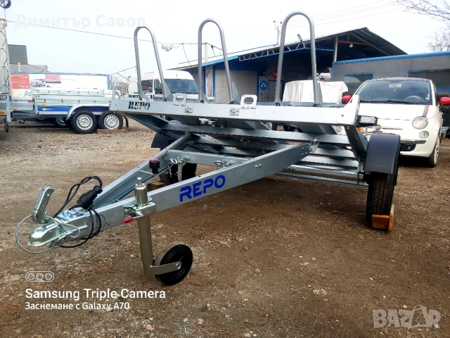 Туристическо,самосвално ремарке за 3 мотора REPO до 750кг., снимка 9 - Ремаркета - 52008188