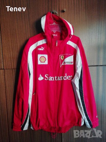 F1 FORMULA ONE TEAM SCUDERIA FERRARI 2011/2012 RACING SANTANDER VINTAGE PUMA оригинално горнище 