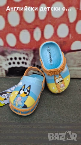 Английски детски кроксове с Bluey, снимка 3 - Детски сандали и чехли - 54277524