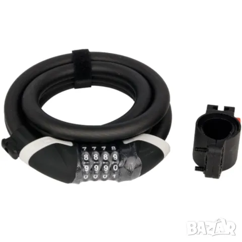 Стоманен Катинар Спирала За Велосипед Cox Uds2.0 Urban 15 X 1800 Mm С Полимерна Обвивка И Код