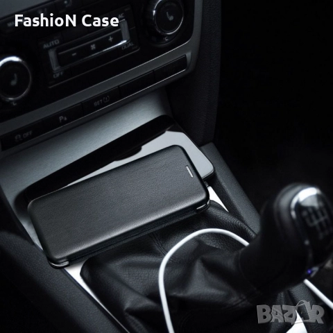 Motorola Moto e13 Черен Кожен калъф тип тефтер, снимка 10 - Калъфи, кейсове - 52441566