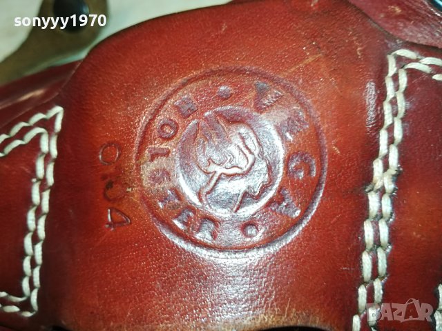 VEGA-HOLSTER 0104-ОРИГИНАЛЕН КОЖЕН КОБУР ЗА РЕВОЛВЕР 2210231653, снимка 13 - Антикварни и старинни предмети - 42674874