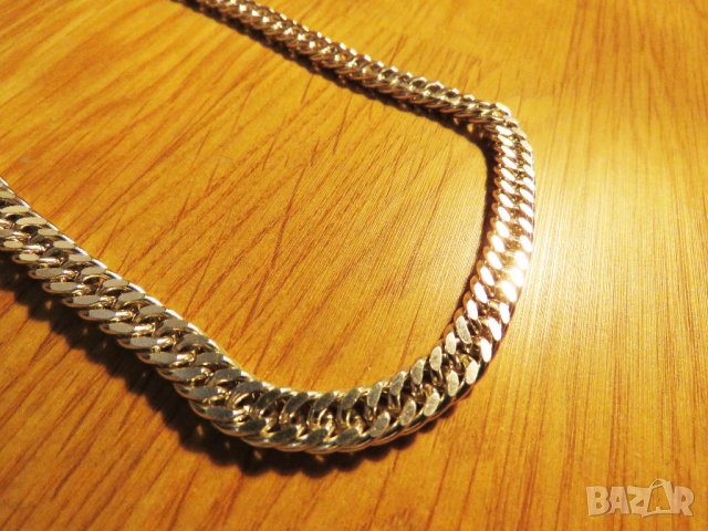Мъжки Сребърен ланец, сребърен синджир със здрава и солидна плетка - няма как да не бъдеш забелязан , снимка 6 - Колиета, медальони, синджири - 27319411