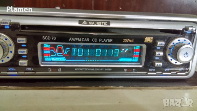 CD плейър Majestic за кола, снимка 7 - Радиокасетофони, транзистори - 38290242