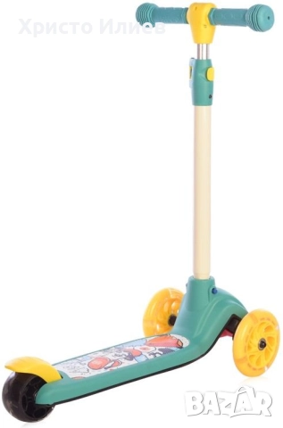 Тротинетка Lorelli - Tamtam със светещи гуми 3 цвята, снимка 4 - Детски велосипеди, триколки и коли - 52236031