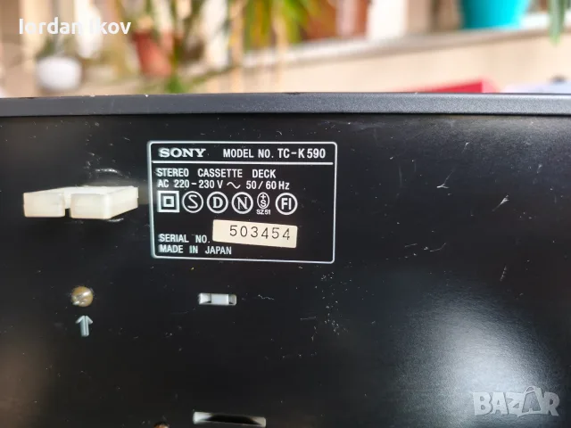 Sony TC-K590 Топ, снимка 7 - Декове - 56252955