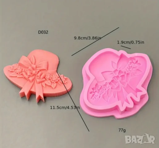 Молд дамска шапка , снимка 2 - Форми - 51291116