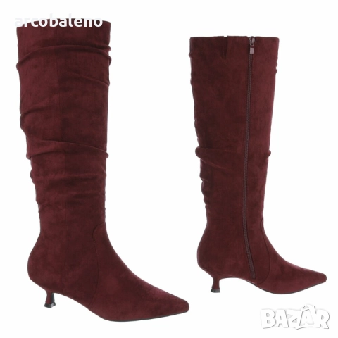 Дамски ботуши на висок ток, 4цвята , снимка 12 - Дамски ботуши - 52045196