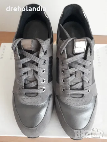 Сникърс Geox D Zosma графит / металик - 38 номер, снимка 3 - Маратонки - 49506112