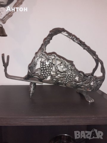 Стойка за Вино Масивна Посребрена, 45 лв