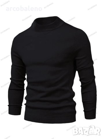 Елегантен мъжки топъл пуловер със средно деколте, 6цвята - 023, снимка 8 - Пуловери - 42553566
