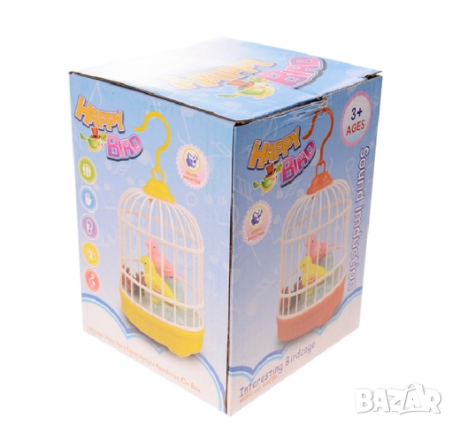 Музикална декоративна фигурка - 2 птички в клетка, снимка 3 - Музикални играчки - 52200757