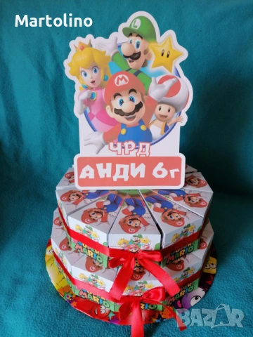 Картонена торта Том и Джери, снимка 6 - Други - 53064029