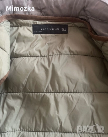 Страхотно дамско водоотблъскващо яке/парка на Zara р-р S!, снимка 4 - Якета - 52215584