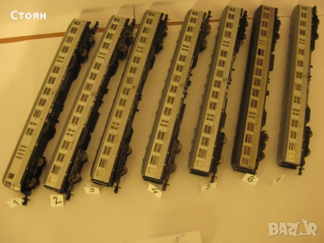 170121-B Вагони в мащаб N, 1:160, Флайшман Сива серия, снимка 3 - Колекции - 31459326