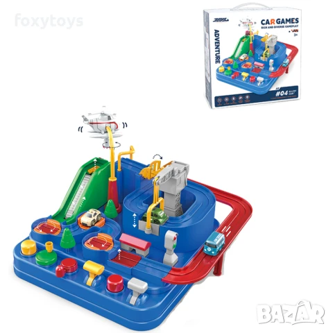 Интерактивна, тип монтесори писта две коли