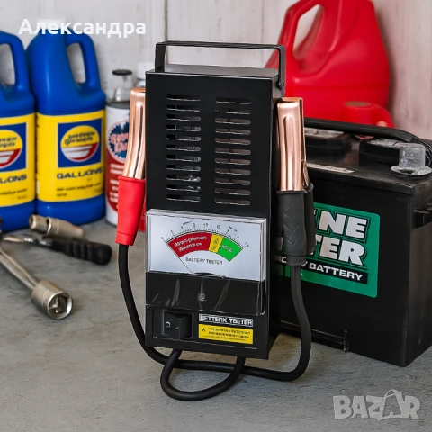 Тестер за акумулатори аналогов, 6 V / 12 V 200 -1000 A, 3058, снимка 3 - Аксесоари и консумативи - 50698407