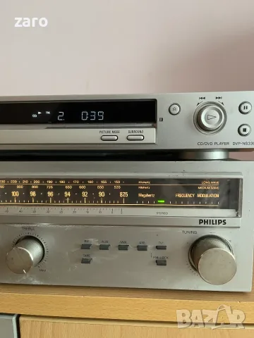 Аудиосистема – ресийвър Philips и CD/DVD Sony, снимка 4 - Аудиосистеми - 56465032