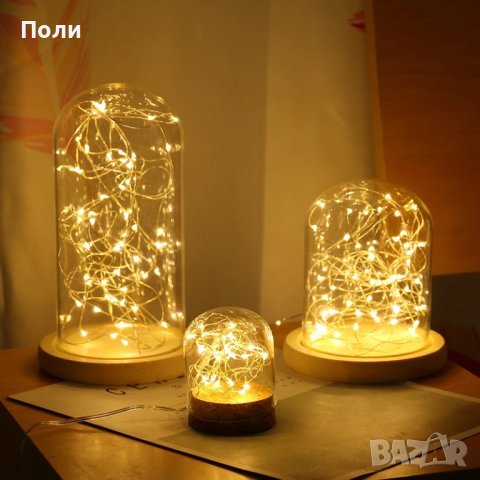 Мини LED /диодни/ лампички на батерии, снимка 3 - Декорация за дома - 42758425