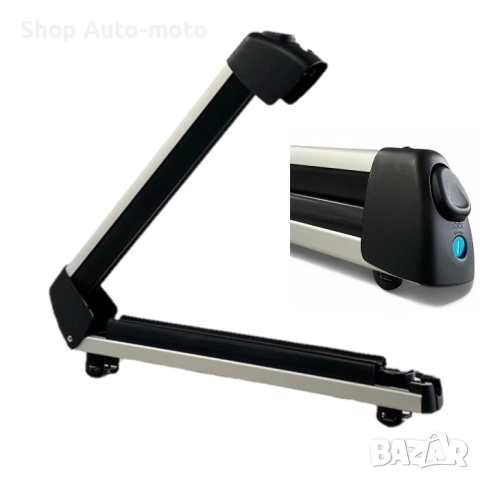 Алуминиев багажник за ски Automat за  4 чифта ски или 2 борда, 58см, снимка 2 - Аксесоари и консумативи - 52034389