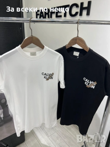 Calvin Klein Мъжка Тениска👕Мъжка Блуза С Къс Ръкав - Различни Цветове Код SА Brand-5, снимка 3 - Тениски - 53881451