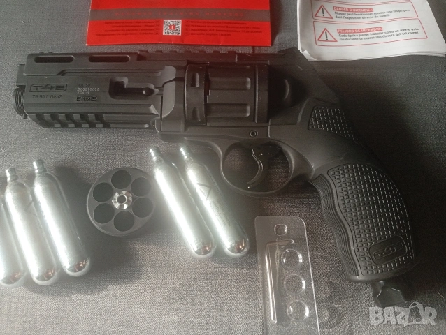 Въздушен револвер Umarex T4E TR 50L Gen2 с лазер, снимка 7 - Въздушно оръжие - 53139881