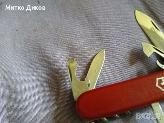 Швейцарско ножче офицер малък размер 6 части 83х63мм, снимка 5 - Ножове - 38612756