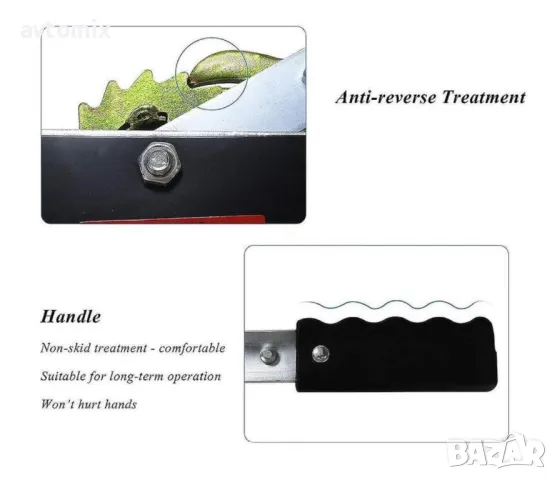 Ръчна лебедка-скрипец със стоманено въже, 4 тона, снимка 4 - Аксесоари и консумативи - 49749534