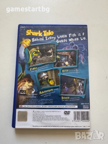Shark Tale за PS2, снимка 2 - Игри за PlayStation - 51758246