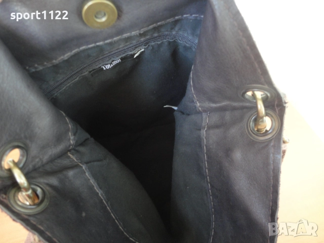 Toi&Moi/естествена кожа/бохо дамска чанта/торба, снимка 5 - Чанти - 26503282