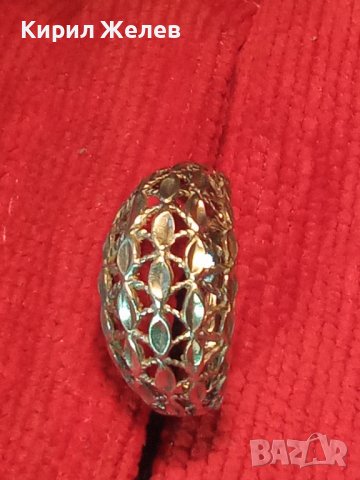 МАЙСТОРСКИ УНИКАТ СРЕБЪРЕН СТАР ПРЪСТЕН ФИЛИГРАНЕН ТИП ФИНА РЪЧНА ИЗРАБОТКА СРЕБРО 925 БИЖУ 26623, снимка 2 - Антикварни и старинни предмети - 34777411