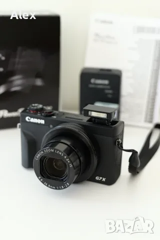 Canon PowerShot G7 X Mark III с две батерии