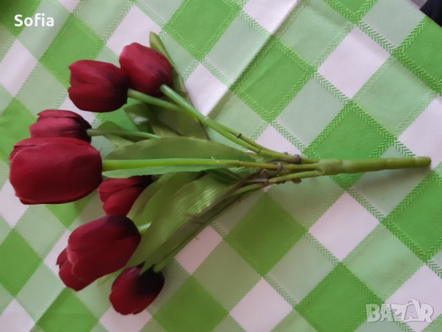 Керамичен съд кошница за декор/ Букети изк.цветя 3броя, снимка 9 - Вази - 31805831