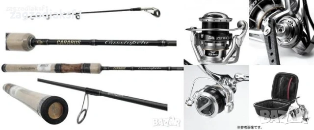 ТОП UL Комплект! Abu Zenon 2000SH + Carabus Cassiopeia 1–7 g | Уникална Прецизност и Далечен Кастинг