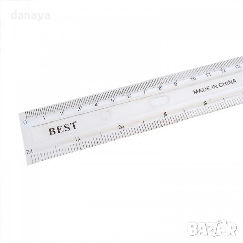 3044 Ученическа линия за измерване и чертане, 30 см, снимка 2 - Ученически пособия, канцеларски материали - 37864127