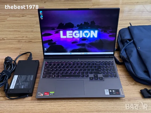 16`Legion Pro 5`Ryzen 7 5800H/RTX 3070/32GB RAM/512GB SSD/2.5k 165Hz/Батерия 96%