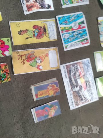 Продавам картинки и опаковки от дъвки