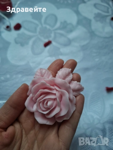 Глицеринови сапунчета "Роза" с хипоалергенни етер масла , снимка 4 - Картини - 53098293