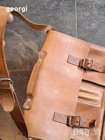 бизнес чанта за през рамо от естествена кожа 8/3, снимка 4 - Чанти - 50410362