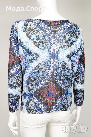Desigual Оригинална Дамска Плетена Блуза с Принт (M-L), снимка 6 - Блузи с дълъг ръкав и пуловери - 38730000
