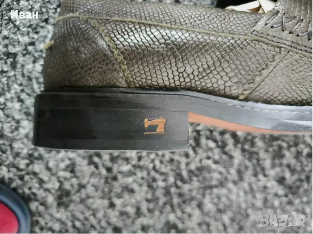  Scotch&Soda PREMIUM Leather loafers snake effect 44, снимка 6 - Официални обувки - 47645426
