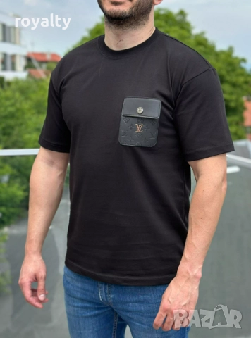 Louis Vuitton Мъжки Тениски Два Цвята , снимка 2 - Тениски - 52561001