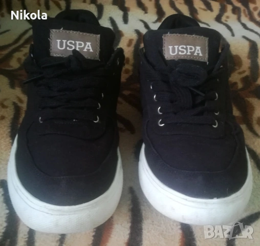 Продавам USPA-U.S Polo Assn - Оригинални Черни Маратонки за Спорт или Работа !