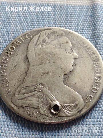 Сребърна монета 1 талер - Ранен Рестрайк 1780г. Мария Терезия 13804, снимка 8 - Нумизматика и бонистика - 42887709